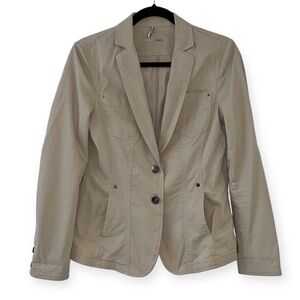 MARCCAIN Clay Single Breasted 2 button closure Lapel Colar Blazer size 8